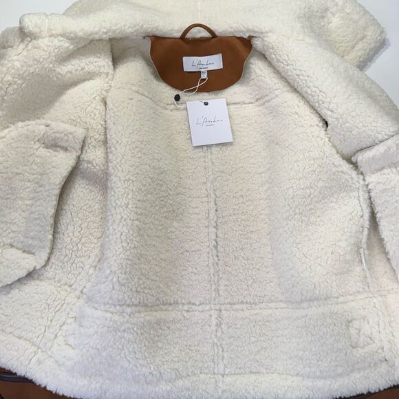 NEW REVOLVE L’Academie x Marianna Hewitt Benton Jacket Dark Brown Size XS - Picture 11 of 13